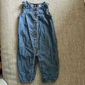 Gap baby denim romper size 6-12 months